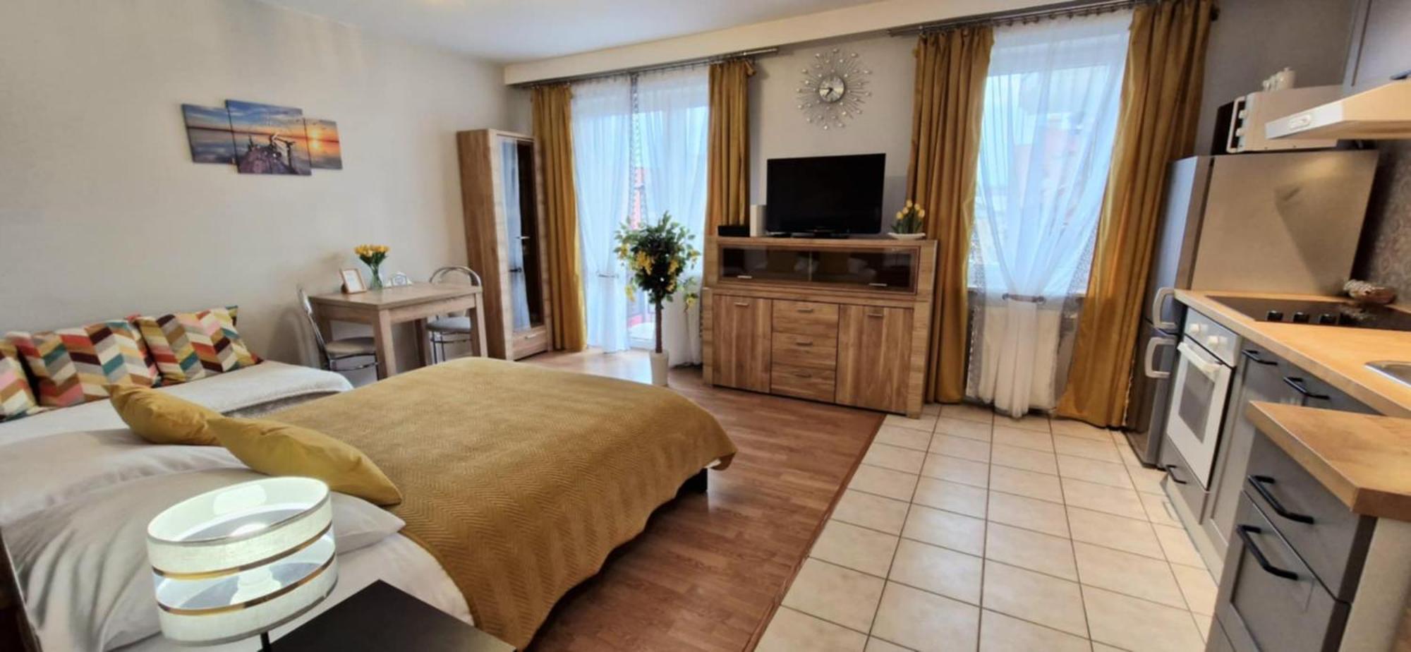 Cozy Modern Apartment Sunrise Studio 35M2 Balcony 3 Persons 克拉科夫 外观 照片